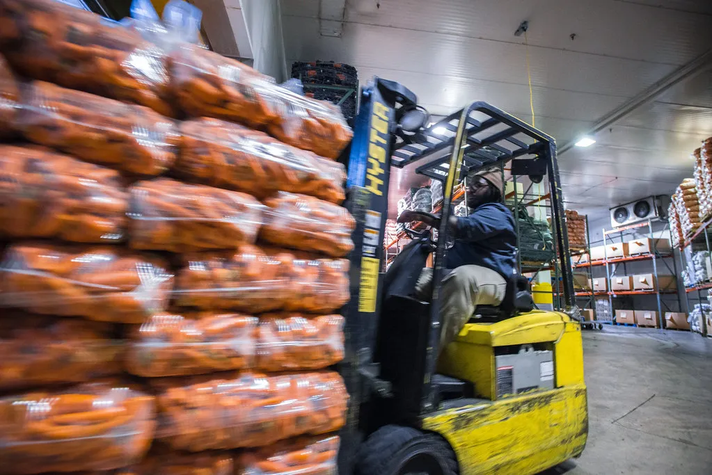 food supply chain warehouse